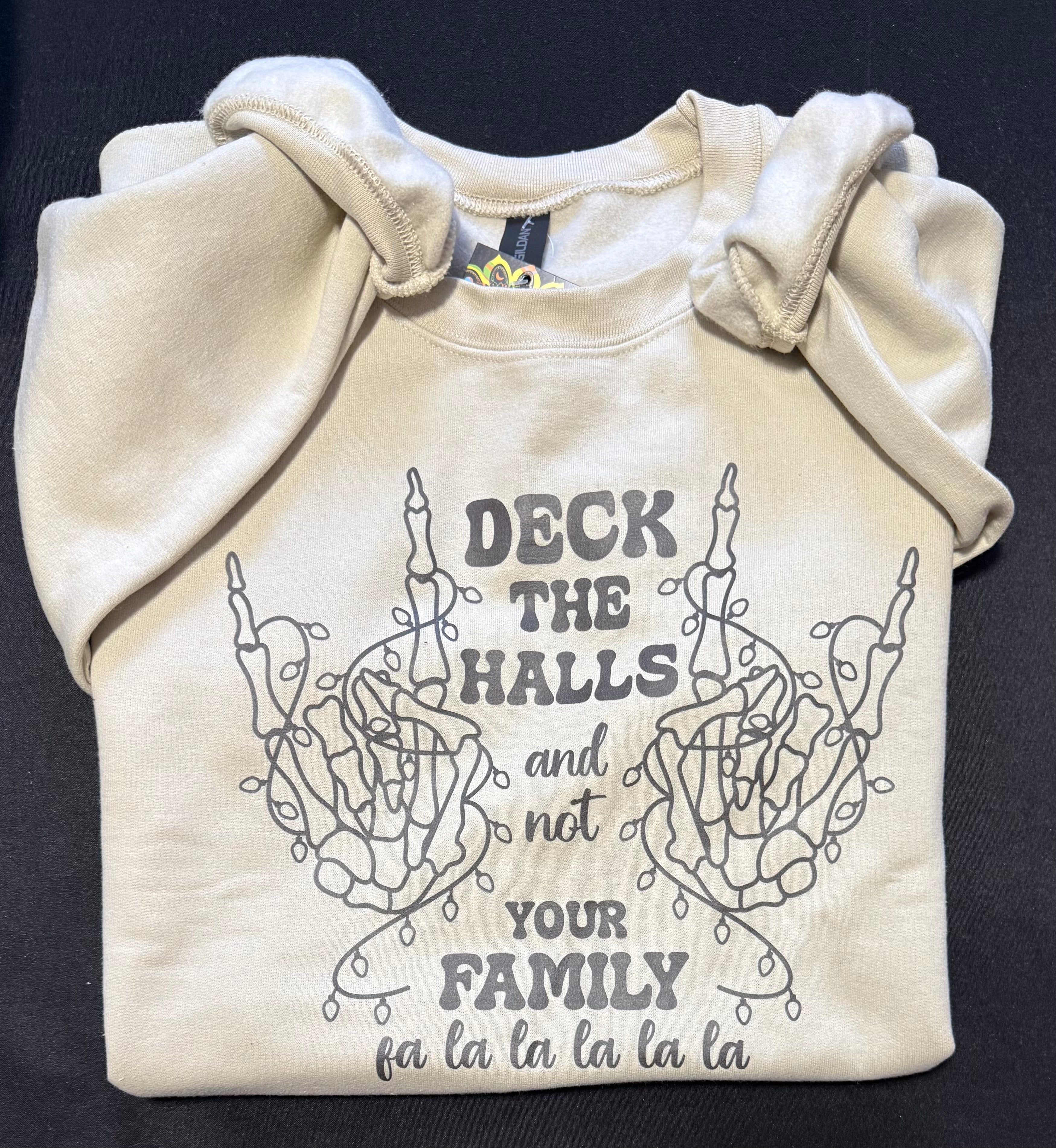 Deck the Halls… Not Your Family Christmas Sweatshirt 🎄😂