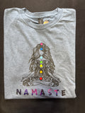 Namaste Chakra Meditation Graphic Tee