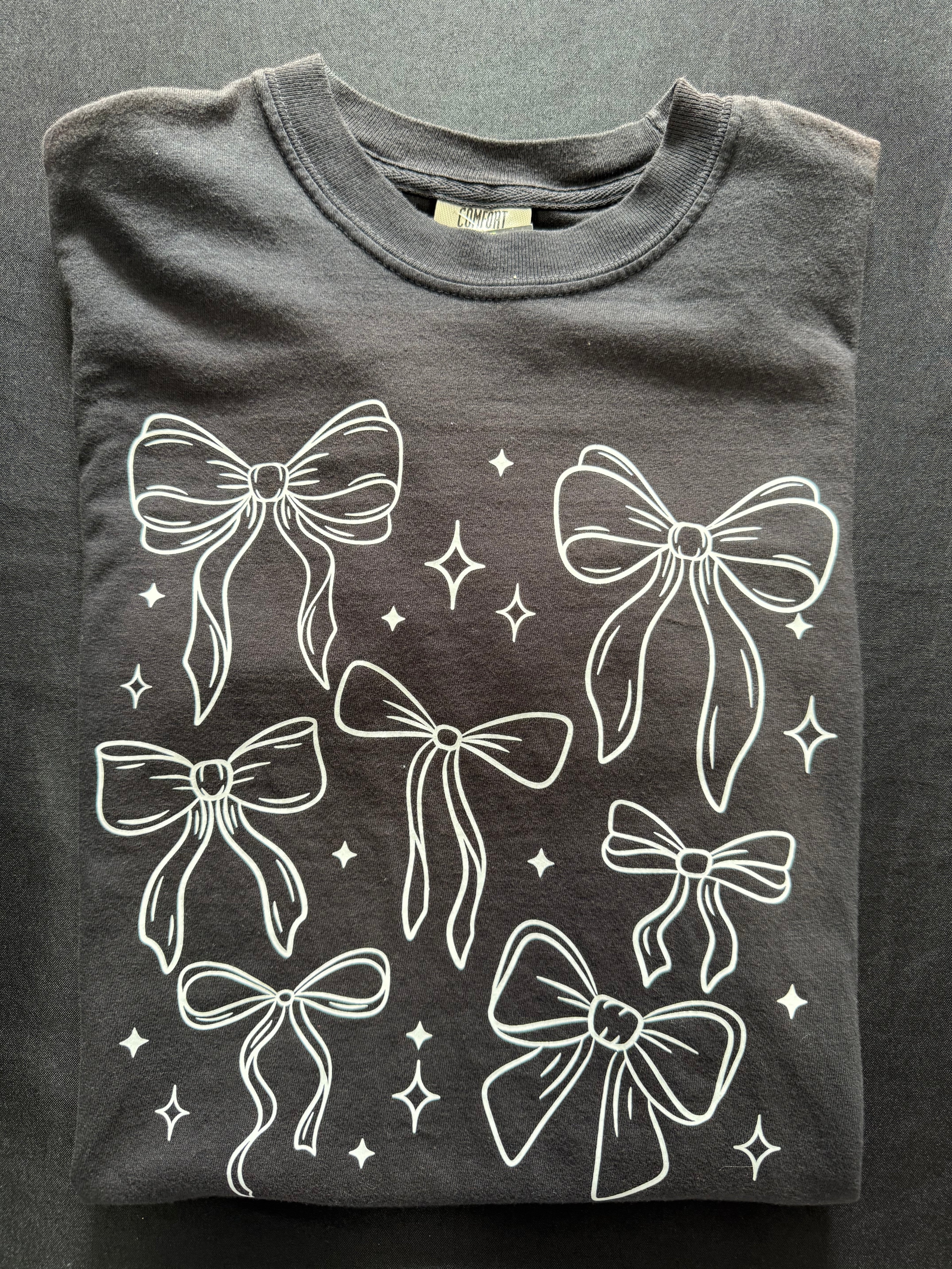 Charming Bow Graphic T-Shirt