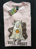 “Bull Sheet” Funny Halloween Cow T-Shirt