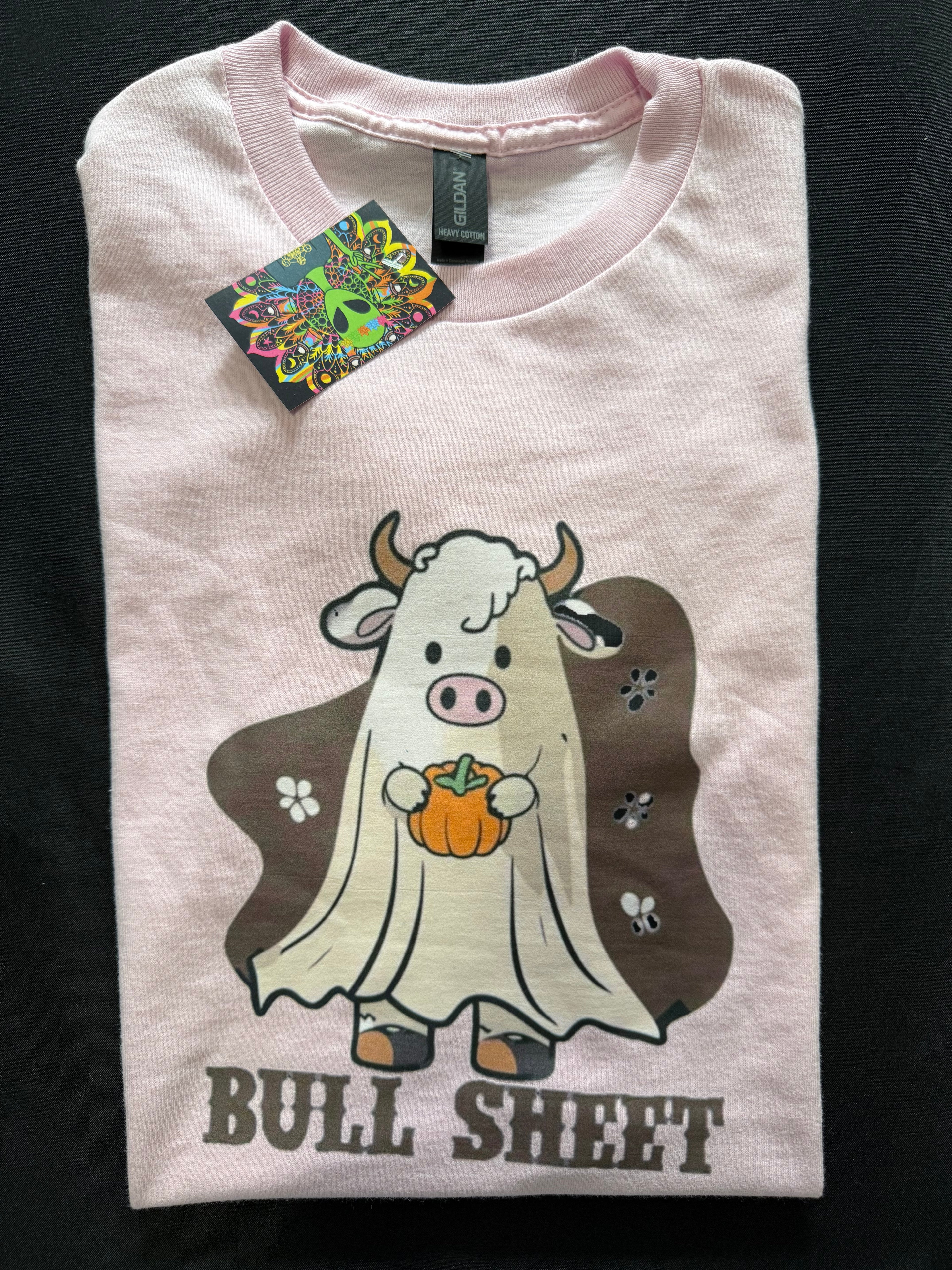 “Bull Sheet” Funny Halloween Cow T-Shirt
