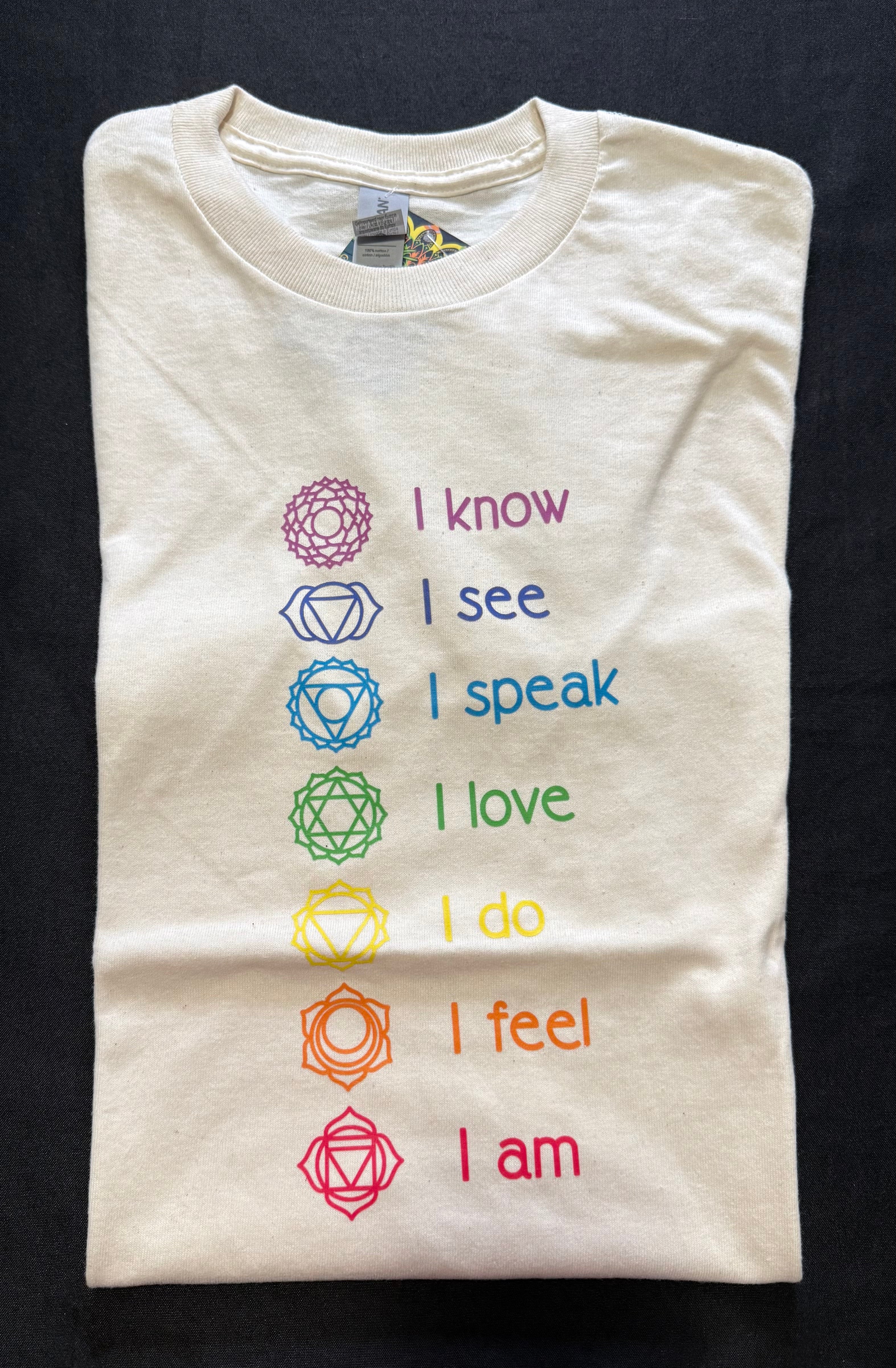 Chakra Affirmation Graphic Tee