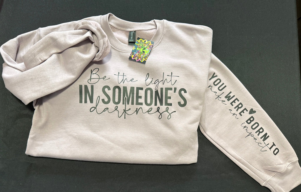 “Be the Light” Inspirational Sweatshirt ✨