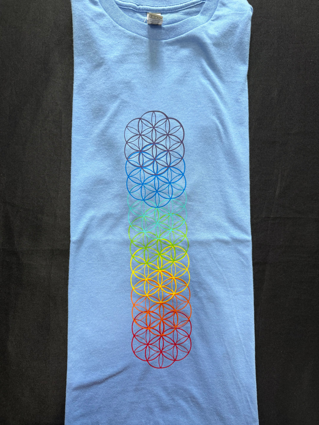Chakra Flower of Life Sacred Geometry Graphic Tee