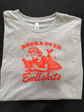 Books over bullish⭐️t graphic t CROP TOP