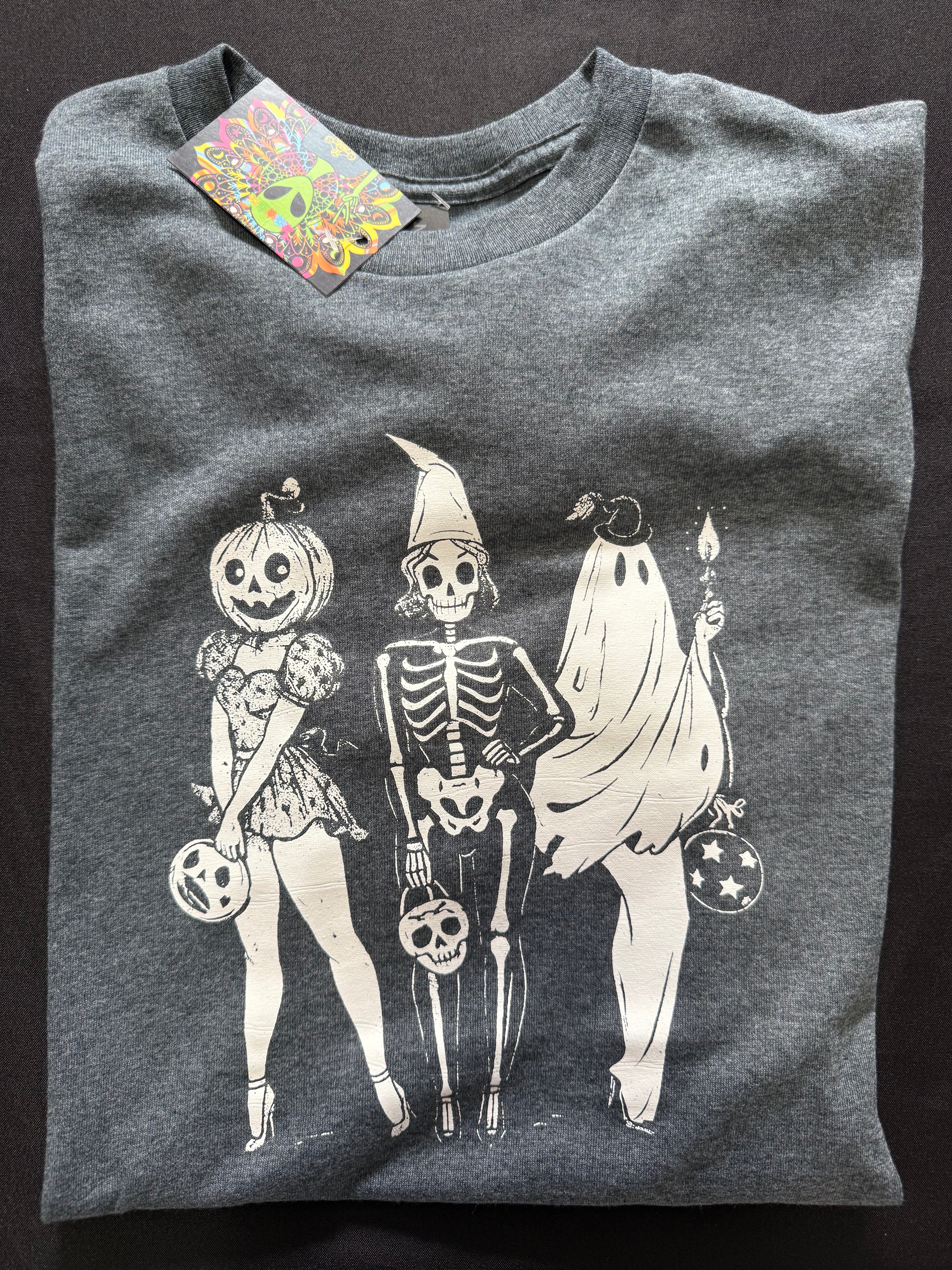 Vintage Halloween Trio Graphic T-Shirt