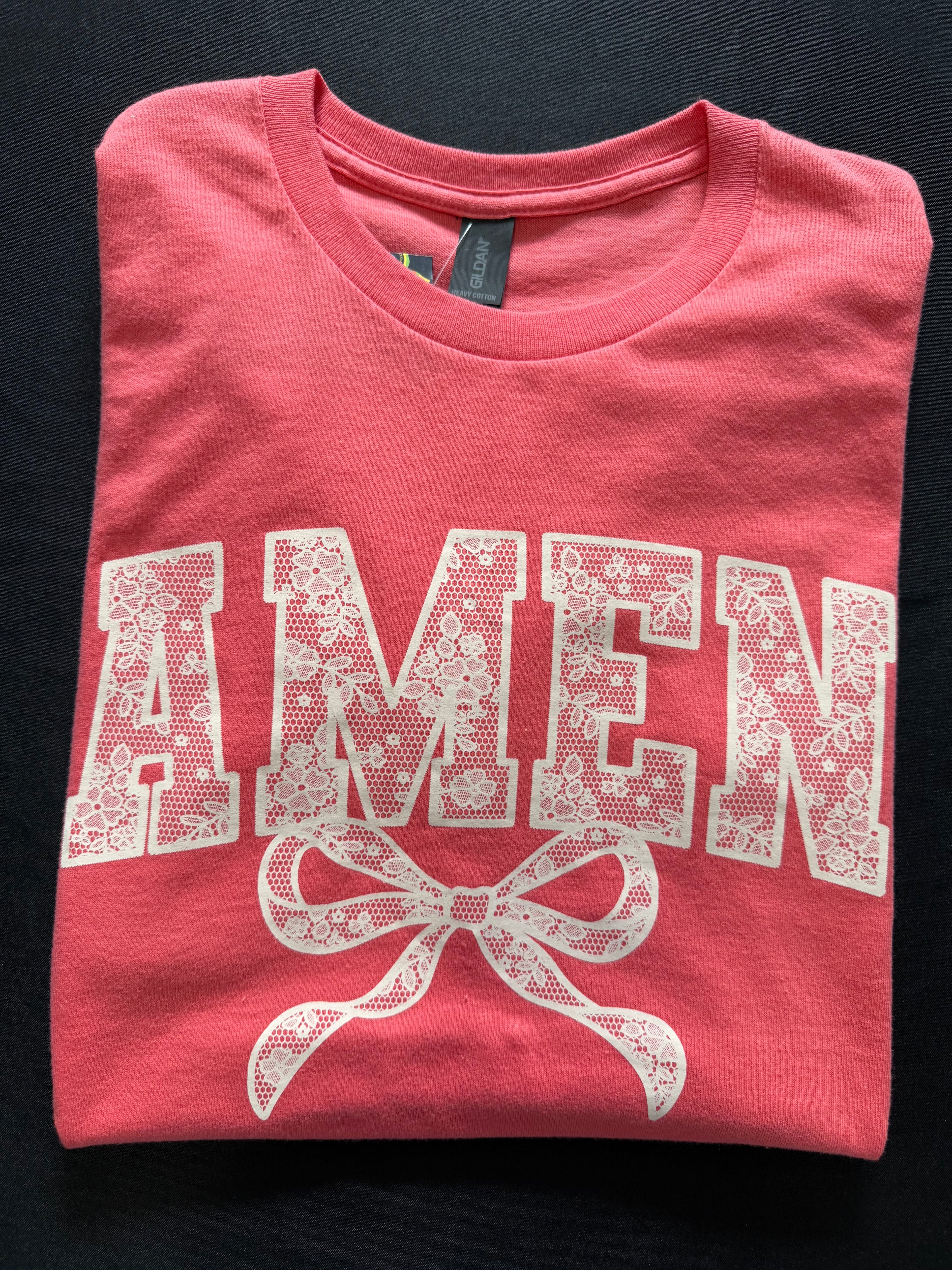 Amen Lace Graphic Tshirt