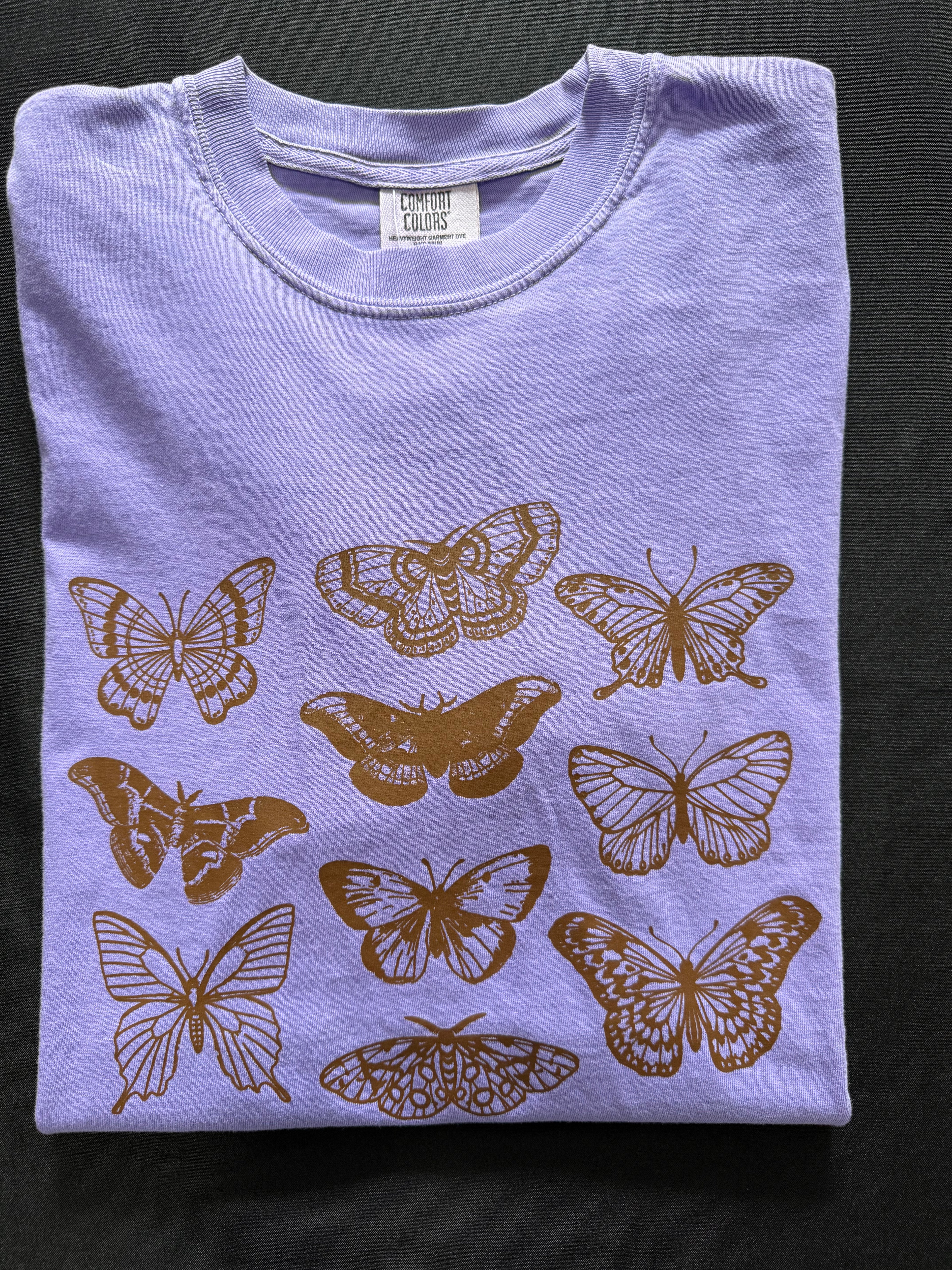 Vintage Butterfly Graphic T-Shirt
