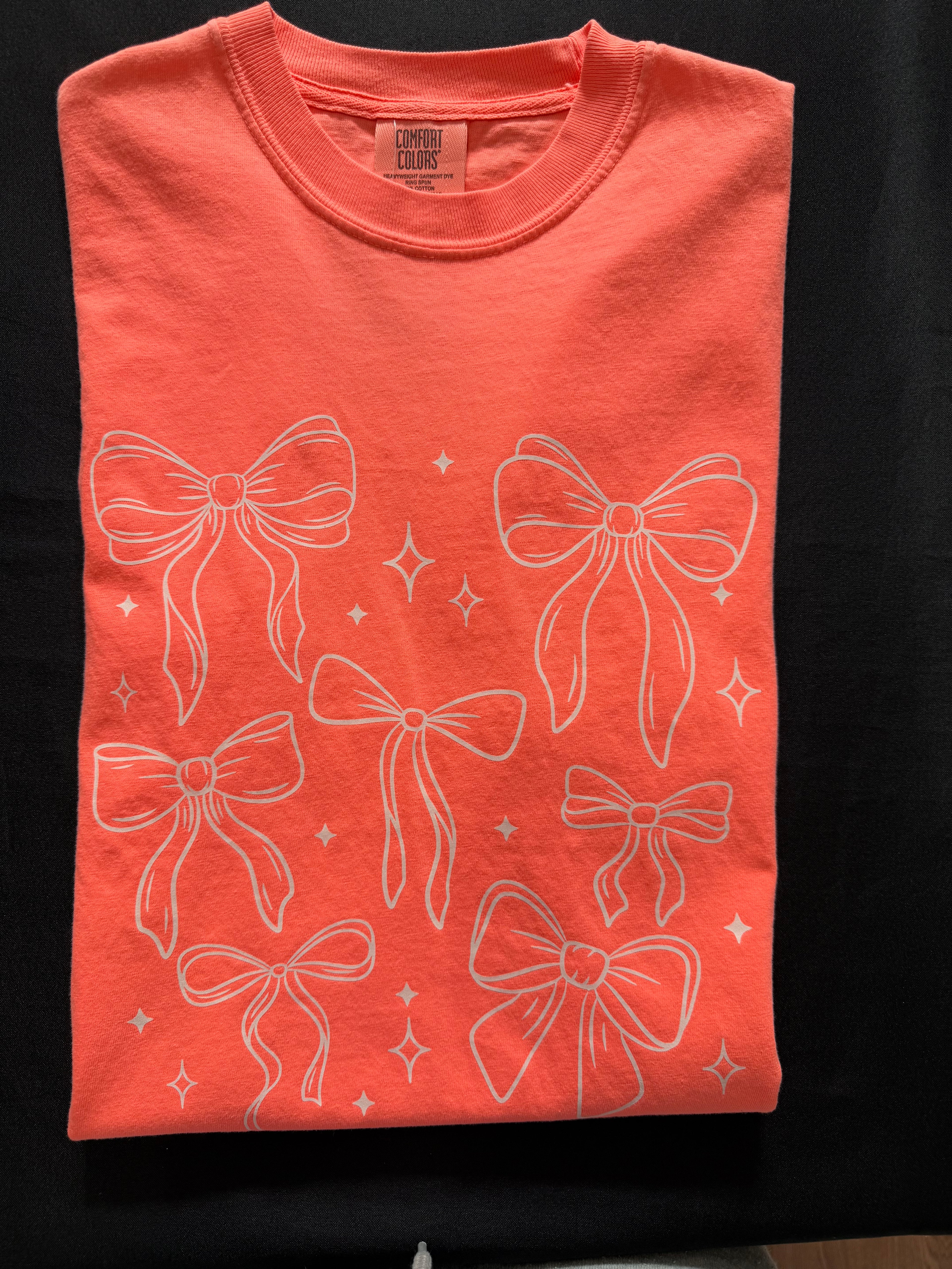 Charming Bow Graphic T-Shirt