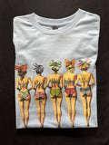 Retro Bow Girls Graphic T-Shirt