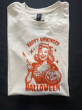 Happy Unhinged Halloween Graphic T-Shirt