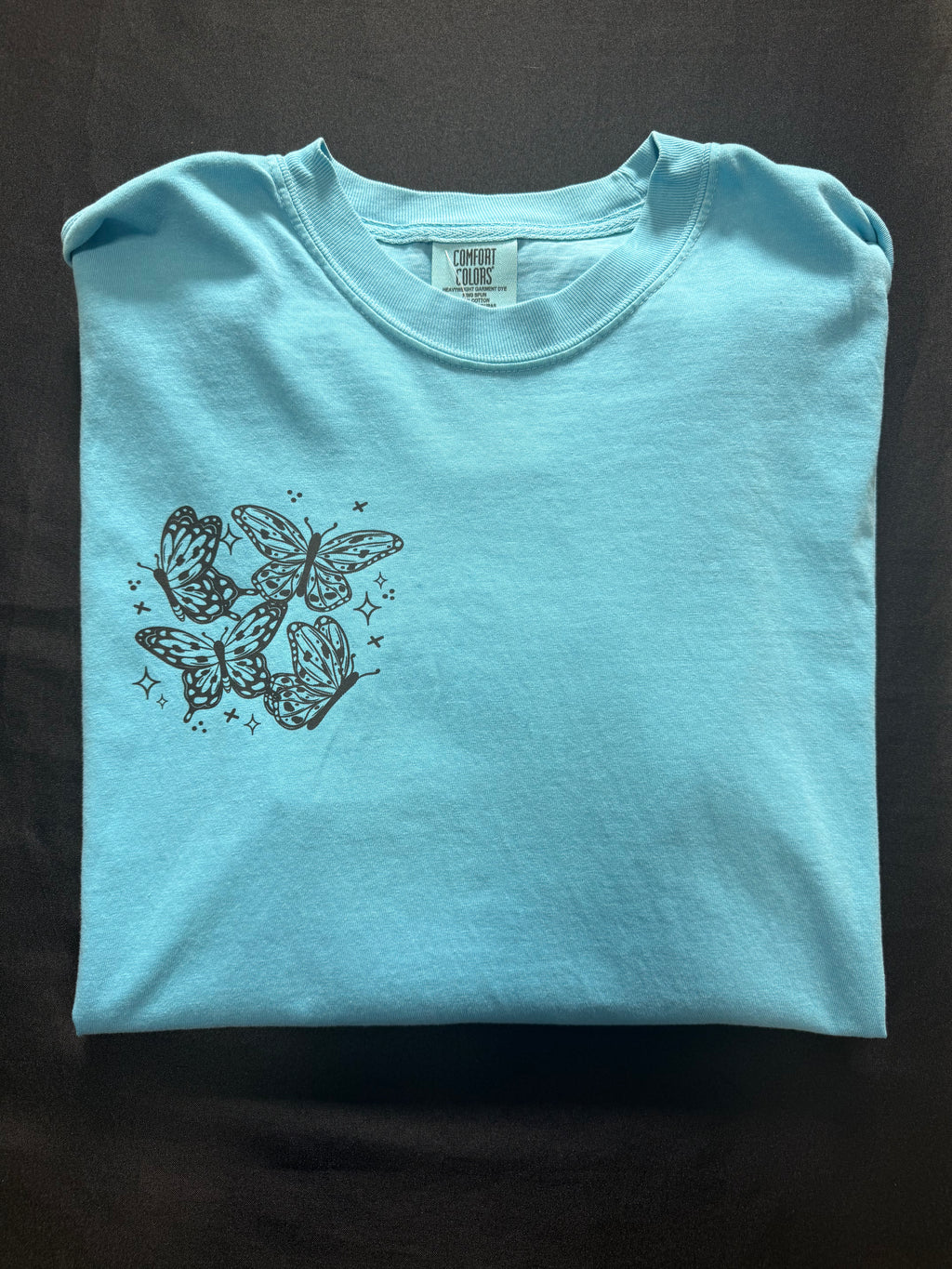“Keep Going” Butterfly Graphic T-Shirt