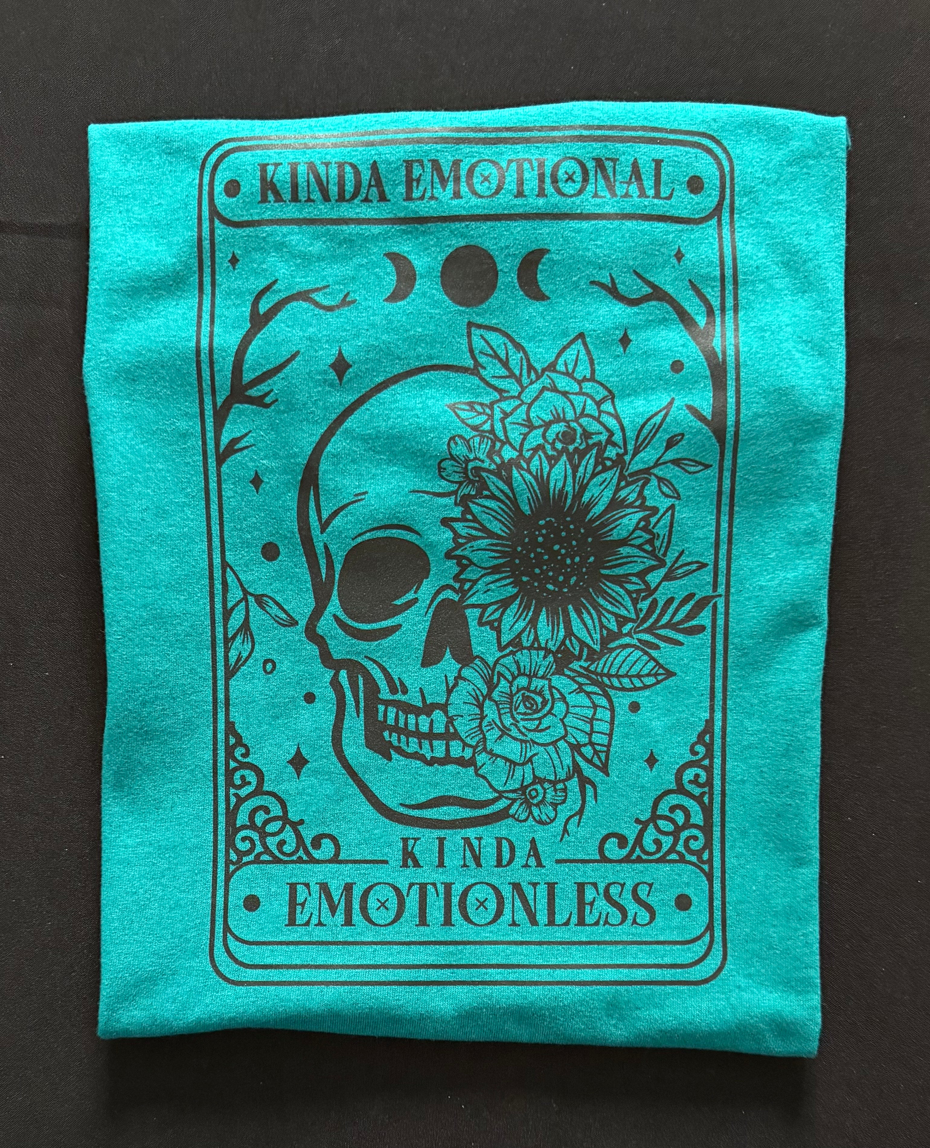 Kinda Emotional, Kinda Emotionless – Skull Graphic Tee